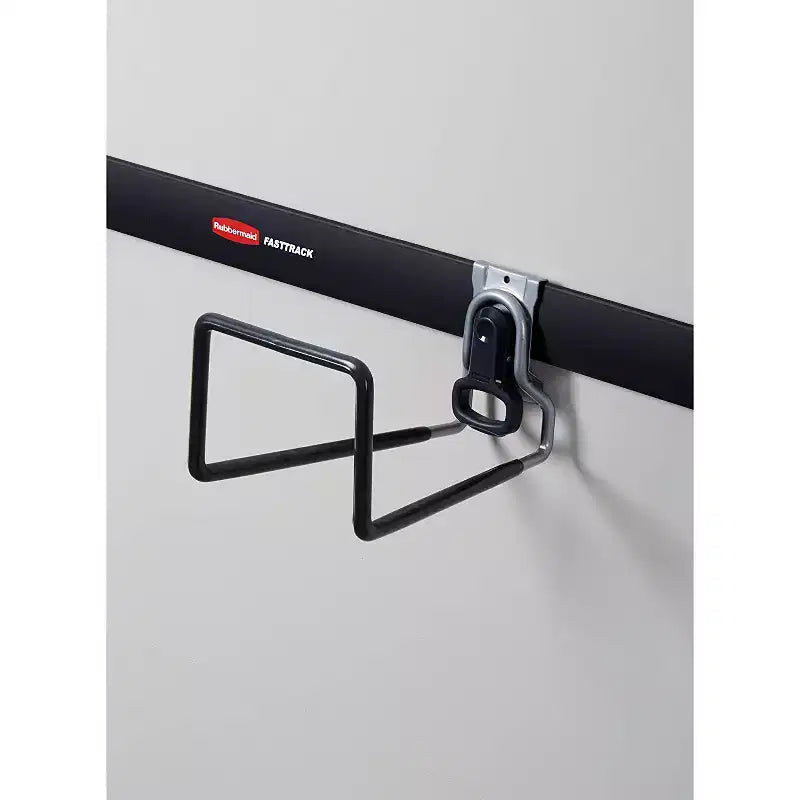 Crochet pour tuyau d'arrosage noir Rubbermaid FastTrack Rail Garage Storage System (lot de 3)