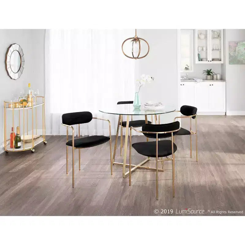 Lot de 2 chaises contemporaines Demi - LumiSource
