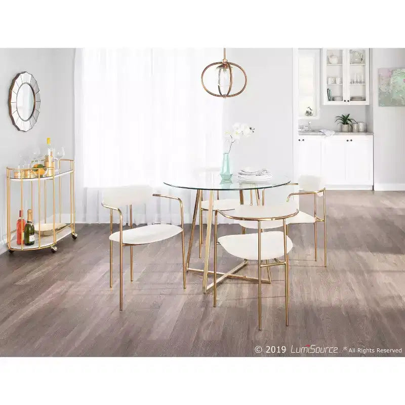 Lot de 2 chaises contemporaines Demi - LumiSource