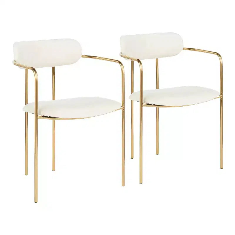 Lot de 2 chaises contemporaines Demi - LumiSource