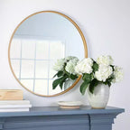 Miroir mural décoratif rond de 34 po – Threshold conçu avec Studio McGee