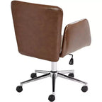 Fauteuil de bureau pivotant en similicuir Megan Brown 55 Downing Street