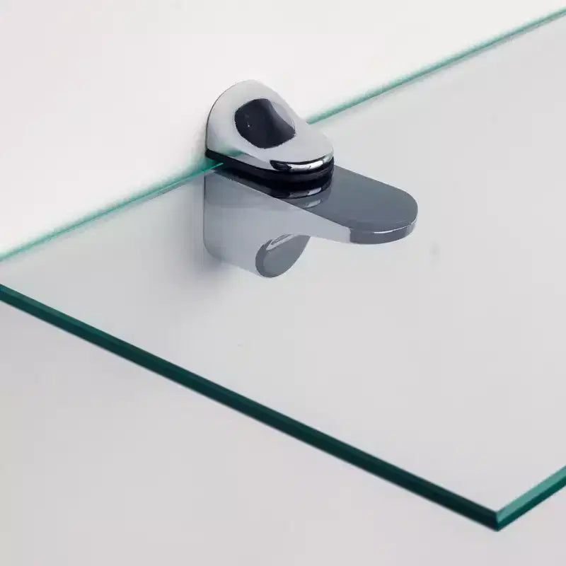 (Lot de 2) Étagères flottantes en verre de 16 x 6 avec supports - Danya B.