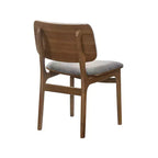 Lot de 2 chaises de salle à manger en bois rembourrées Lima - Armen Living