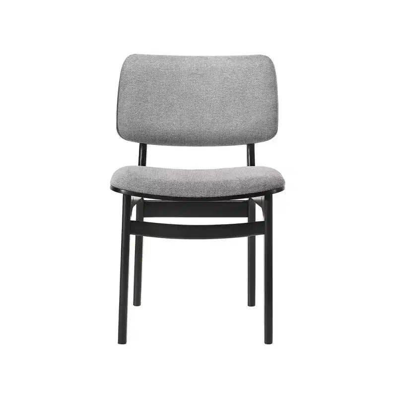 Lot de 2 chaises de salle à manger en bois rembourrées Lima - Armen Living