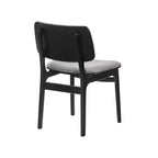 Lot de 2 chaises de salle à manger en bois rembourrées Lima - Armen Living
