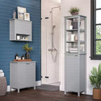 Meuble de rangement à deux portes RiverRidge Madison pour salle de bain et buanderie avec étagère réglable