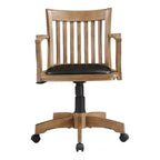 Chaise de banquier de luxe en bois avec siège rembourré et piétement Fruitwood - OSP Home Furnishings