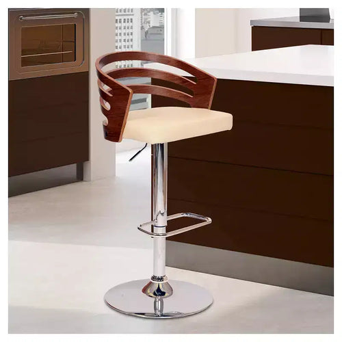 Tabouret de bar pivotant réglable Adele Mid-Century Modern - Armen Living