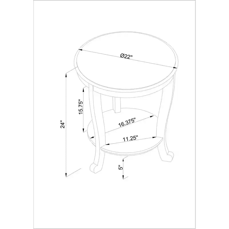 Table d'appoint Dermott - Powell Company