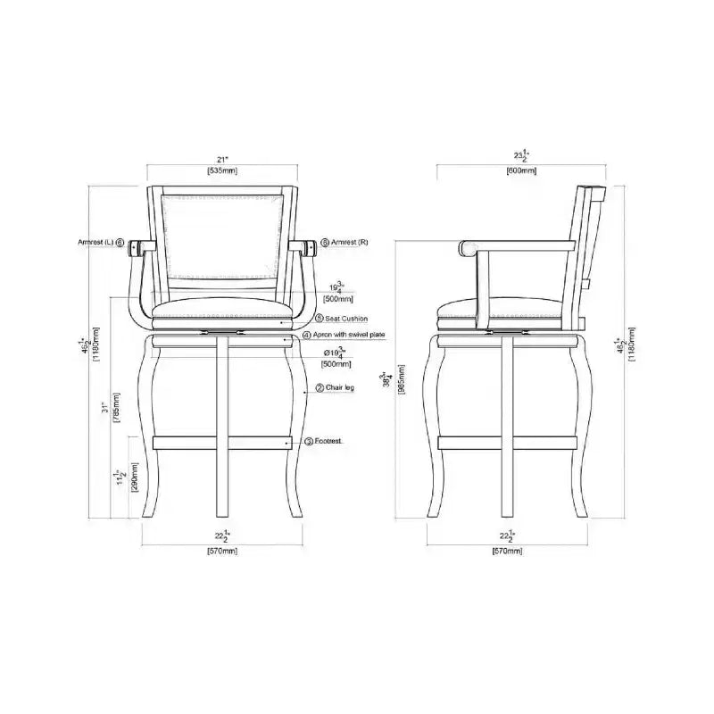 Tabouret de bar Jones 29" - Boraam