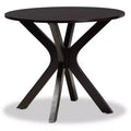 35 Kenji Wide Round Wood Dining Table - Baxton Studio