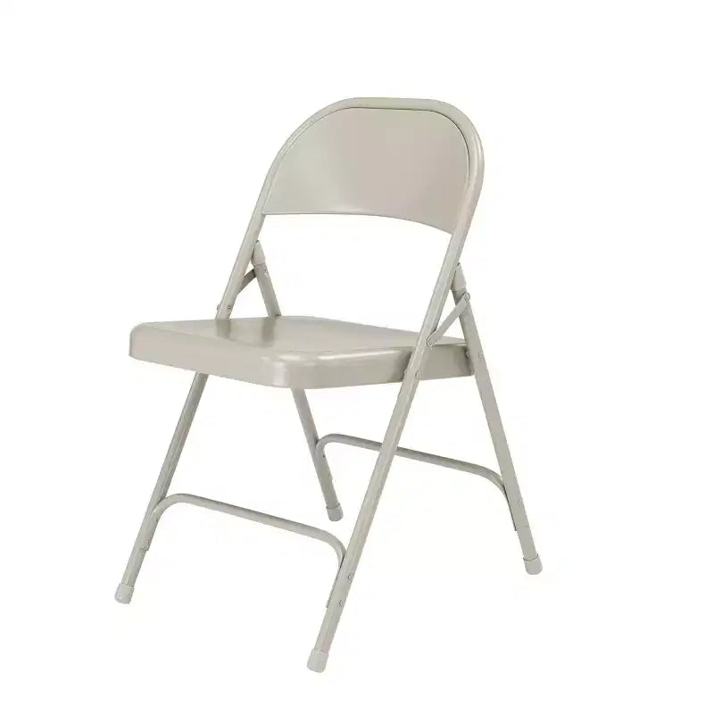 Lot de 4 chaises pliantes robustes tout acier - Hampden Furnishings