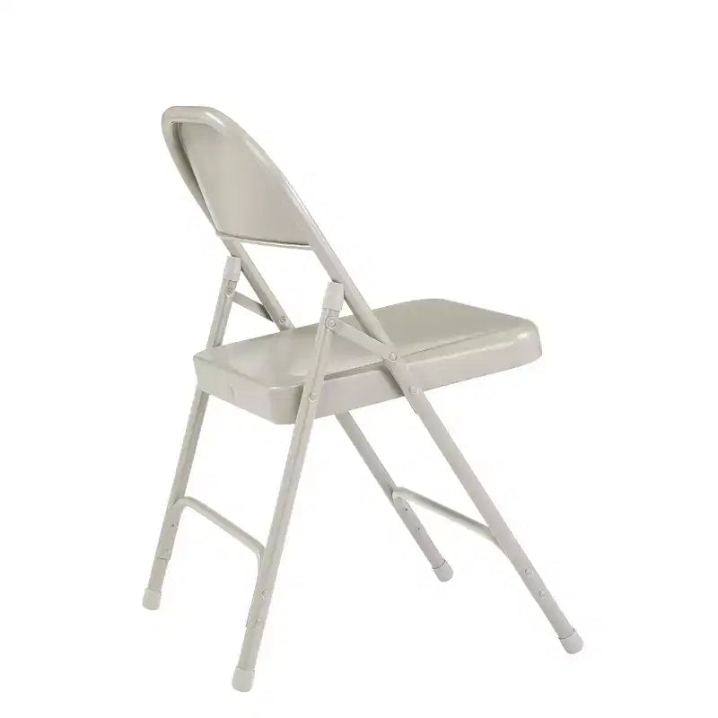 Lot de 4 chaises pliantes robustes tout acier - Hampden Furnishings