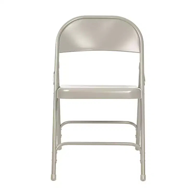 Lot de 4 chaises pliantes robustes tout acier - Hampden Furnishings