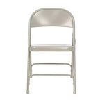 Lot de 4 chaises pliantes robustes tout acier - Hampden Furnishings