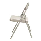 Lot de 4 chaises pliantes robustes tout acier - Hampden Furnishings