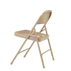 Lot de 4 chaises pliantes robustes tout acier - Hampden Furnishings