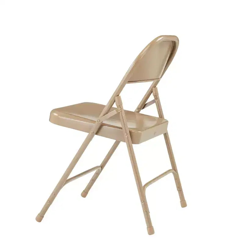 Lot de 4 chaises pliantes robustes tout acier - Hampden Furnishings