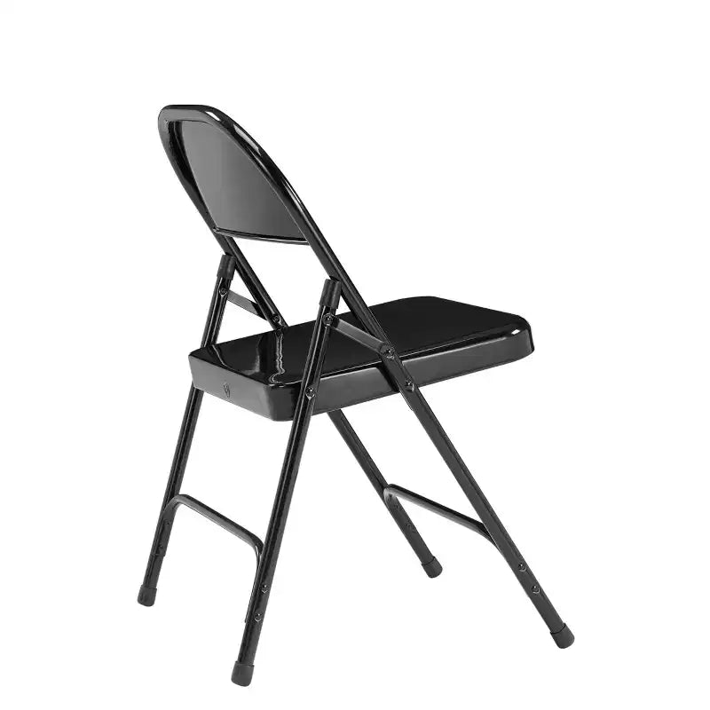Lot de 4 chaises pliantes robustes tout acier - Hampden Furnishings
