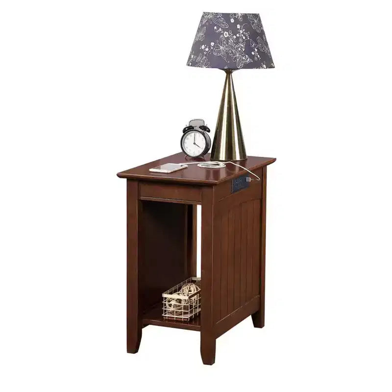 Table d'appoint Edison avec station de charge - Johar Furniture