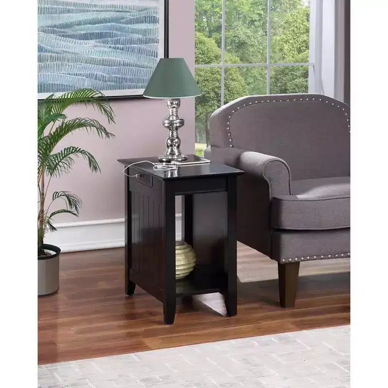 Table d'appoint Edison avec station de charge - Johar Furniture