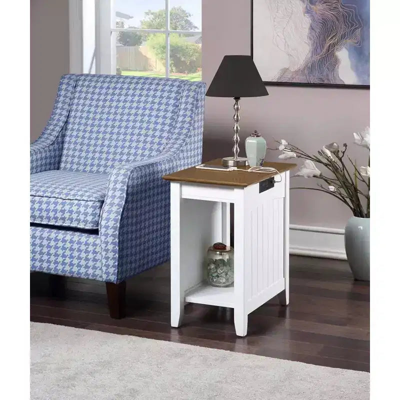 Table d'appoint Edison avec station de charge - Johar Furniture