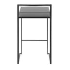 Lot de 2 tabourets de bar contemporains Fuji à hauteur de comptoir 26 po - LumiSource