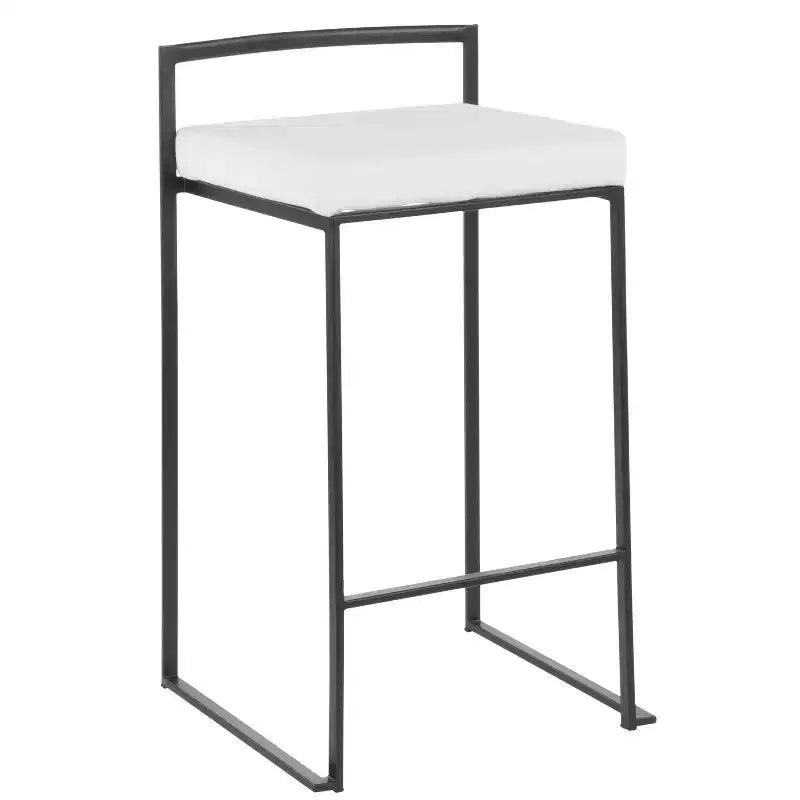 Lot de 2 tabourets de bar contemporains Fuji à hauteur de comptoir 26 po - LumiSource