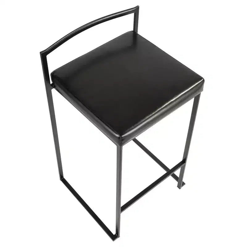 Lot de 2 tabourets de bar contemporains Fuji à hauteur de comptoir 26 po - LumiSource