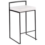 Lot de 2 tabourets de bar contemporains Fuji à hauteur de comptoir 26 po - LumiSource