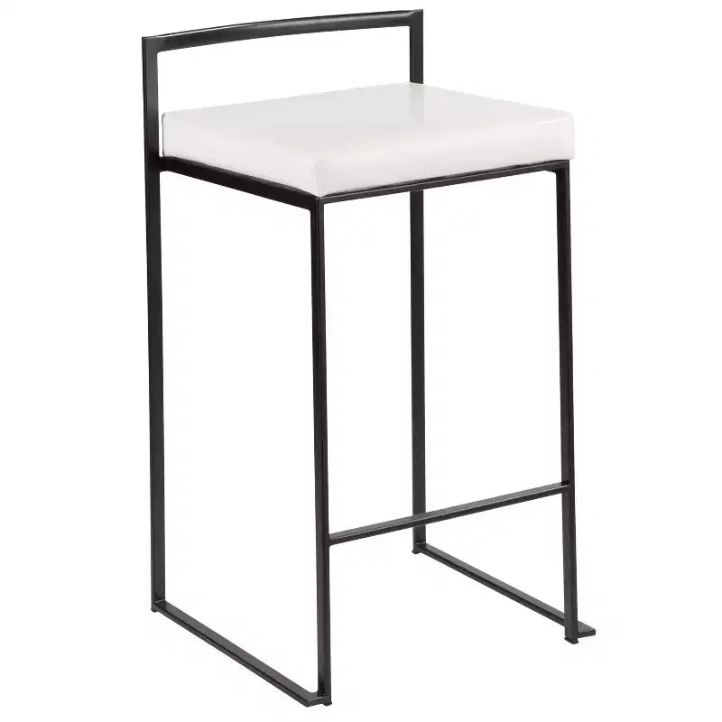 Lot de 2 tabourets de bar contemporains Fuji à hauteur de comptoir 26 po - LumiSource