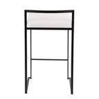 Lot de 2 tabourets de bar contemporains Fuji à hauteur de comptoir 26 po - LumiSource