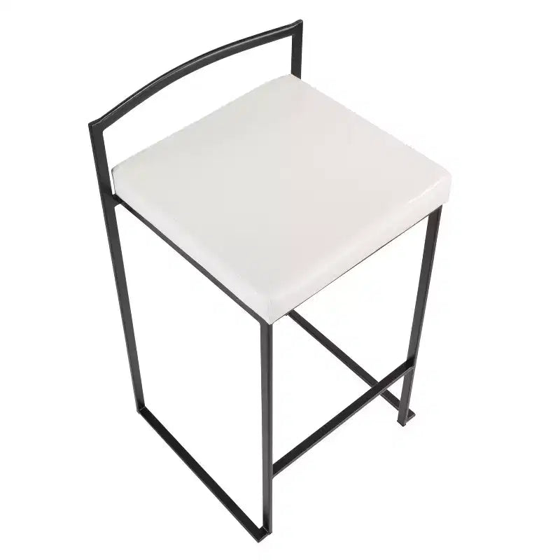 Lot de 2 tabourets de bar contemporains Fuji à hauteur de comptoir 26 po - LumiSource