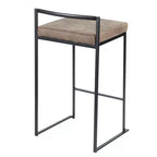 Lot de 2 tabourets de bar contemporains Fuji à hauteur de comptoir 26 po - LumiSource