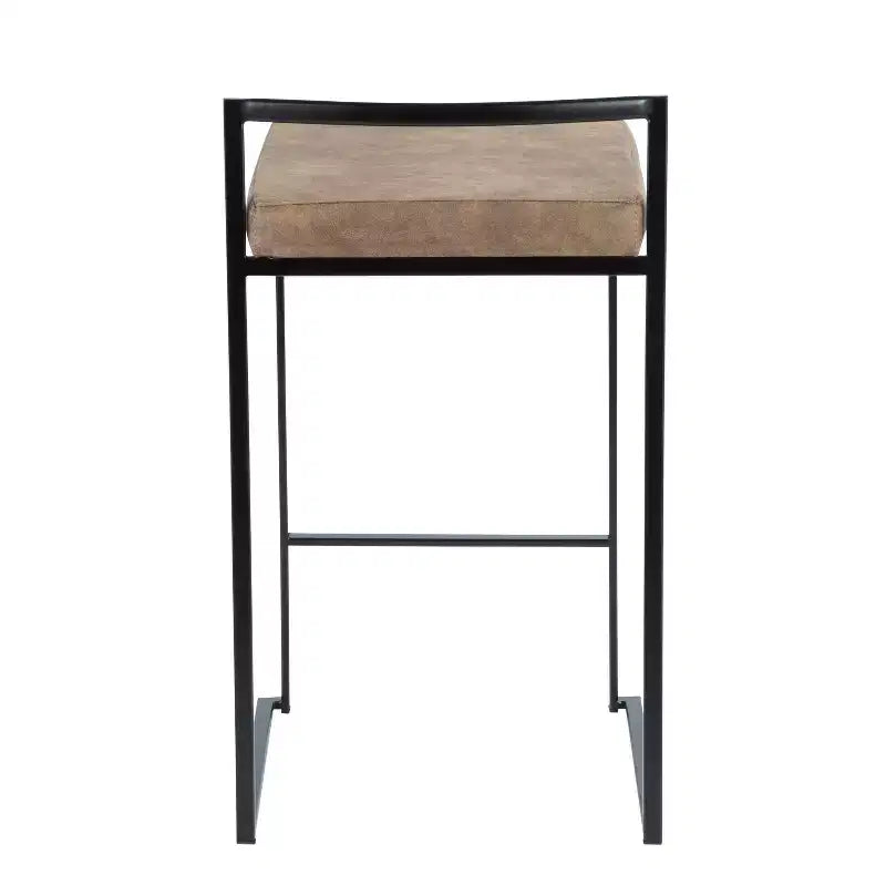 Lot de 2 tabourets de bar contemporains Fuji à hauteur de comptoir 26 po - LumiSource