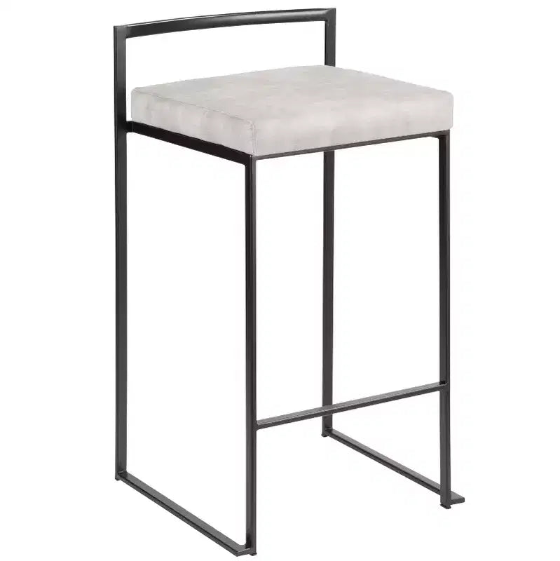 Lot de 2 tabourets de bar contemporains Fuji à hauteur de comptoir 26 po - LumiSource