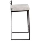 Lot de 2 tabourets de bar contemporains Fuji à hauteur de comptoir 26 po - LumiSource