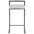 Lot de 2 tabourets de bar contemporains Fuji à hauteur de comptoir 26 po - LumiSource