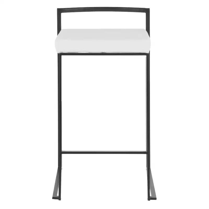 Lot de 2 tabourets de bar contemporains Fuji à hauteur de comptoir 26 po - LumiSource
