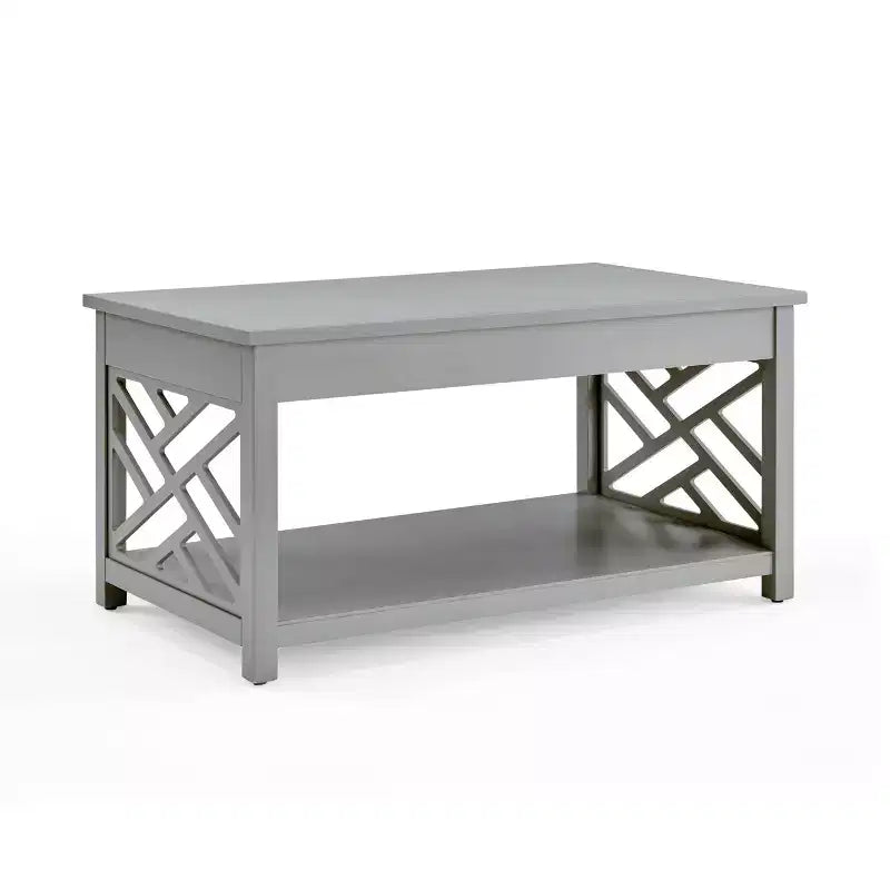 36 Table basse Middlebury, table d'appoint avec plateau et console – Alaterre Furniture