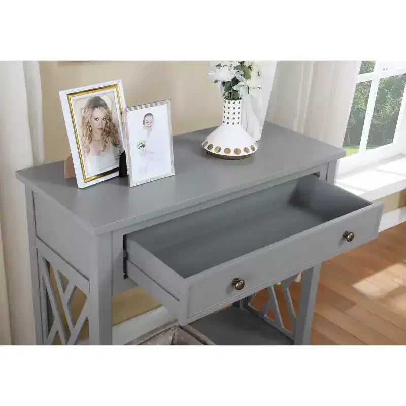 36 Table basse Middlebury, table d'appoint avec plateau et console – Alaterre Furniture