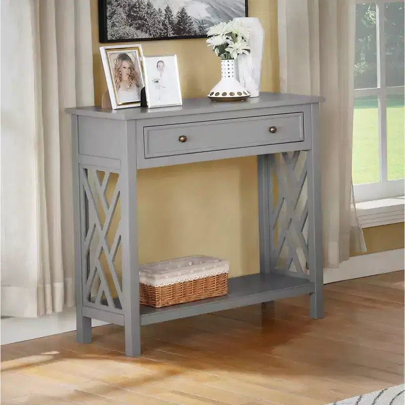 36 Table basse Middlebury, table d'appoint avec plateau et console – Alaterre Furniture