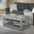 36 Table basse Middlebury, table d'appoint avec plateau et console – Alaterre Furniture