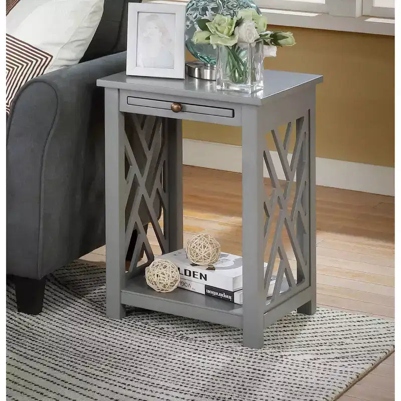 36 Table basse Middlebury, table d'appoint avec plateau et console – Alaterre Furniture