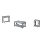 36 Table basse Middlebury, table d'appoint avec plateau et console – Alaterre Furniture