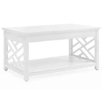 36 Table basse Middlebury, table d'appoint avec plateau et console – Alaterre Furniture