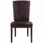 Chaise d'appoint en cuir Ken (lot de 2) - HUD8200 - Safavieh Couture