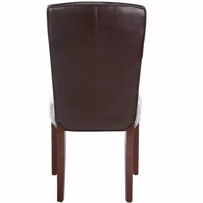 Chaise d'appoint en cuir Ken (lot de 2) - HUD8200 - Safavieh Couture