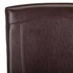 Chaise d'appoint en cuir Ken (lot de 2) - HUD8200 - Safavieh Couture